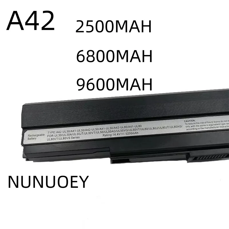 9600mAh High Capacity Battery for Asus U53F U53 U43F U43J U43JC U33JC U33J UL80Vt UL50Vt UL30 UL50 UL80 A42-UL30 A42 Compatible
9600mAh High Capacity Battery for Asus U53F U53 U43F U43J U43JC U33JC U33J UL80Vt UL50Vt UL30 UL50 UL80 A42-UL30 A42 Compatible