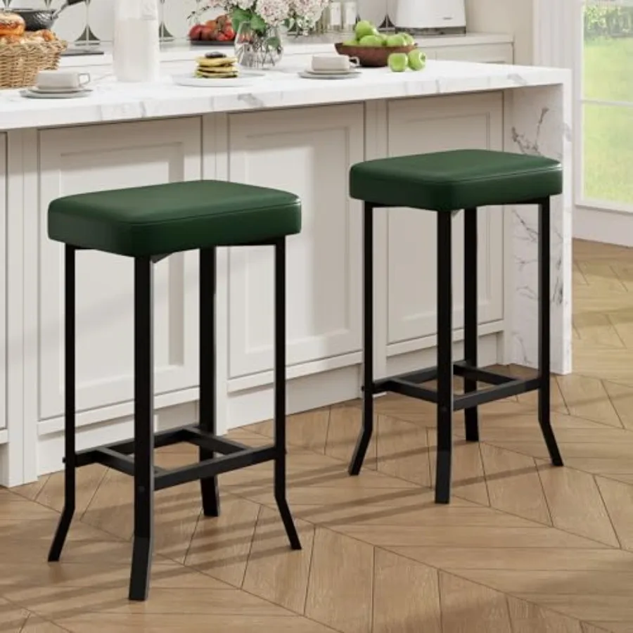 24.6 Inch Bar Stools, Bar Chairs, Premium Faux Leather Barstools with Irregular Legs, Compact Counter Stools for Small Spaces,
24.6 Inch Bar Stools, Bar Chairs, Premium Faux Leather Barstools with Irregular Legs, Compact Counter Stools for Small Spaces,