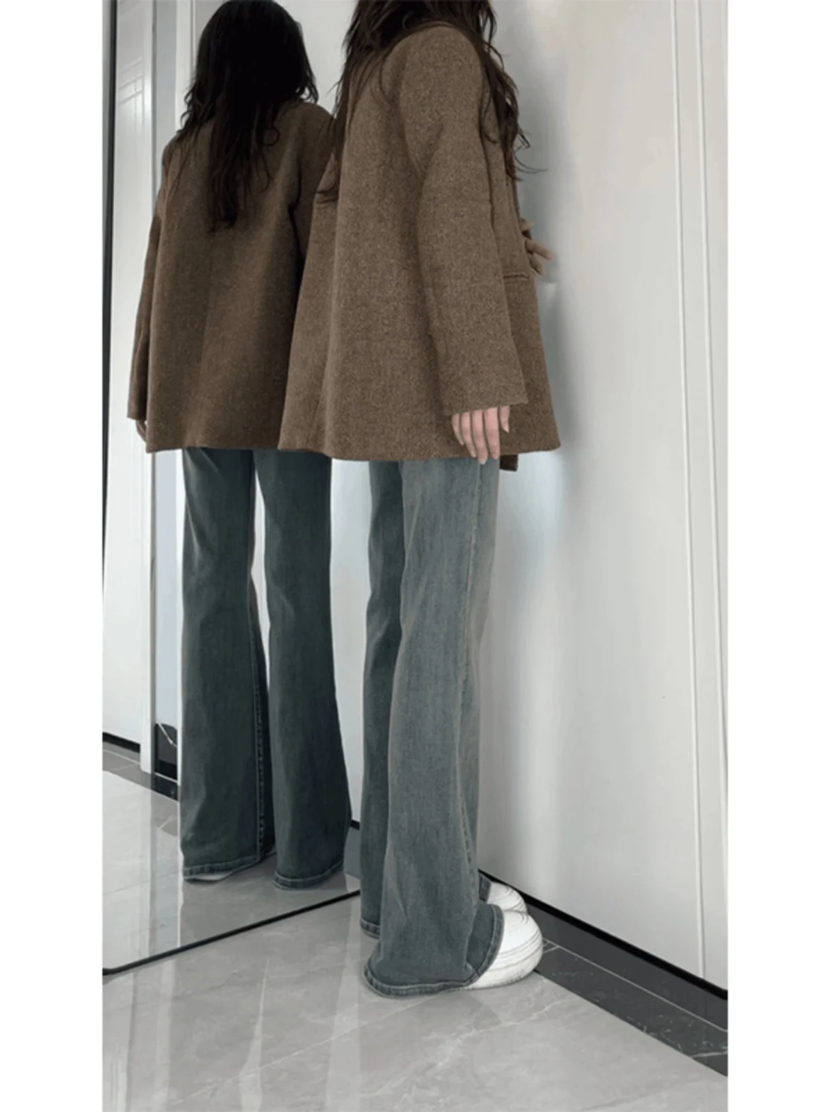 Широкие джинсовые брюки для женщин, офисная работа, деловая формальная женская джинсовая мода, удобные, элегантные, шикарные, базовые, простые, необходимые
Широкие джинсовые брюки для женщин, офисная работа, деловая формальная женская джинсовая мода, удобные, элегантные, шикарные, базовые, простые, необходимые