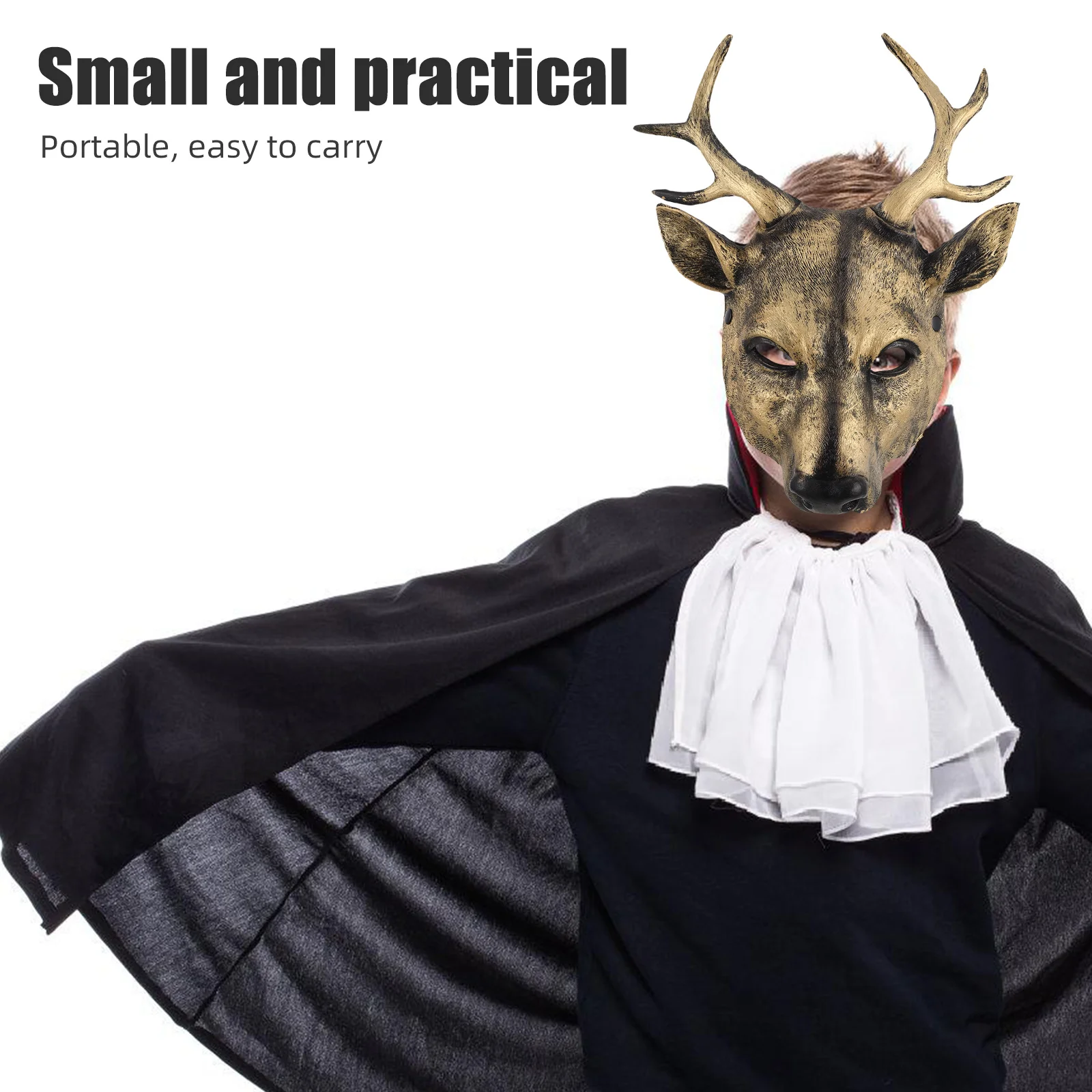 Реалистичная 3D маска оленя, костюм головы оленя для Хэллоуина, косплей, наряд, маскарадные мероприятия, маска лося
Реалистичная 3D маска оленя, костюм головы оленя для Хэллоуина, косплей, наряд, маскарадные мероприятия, маска лося