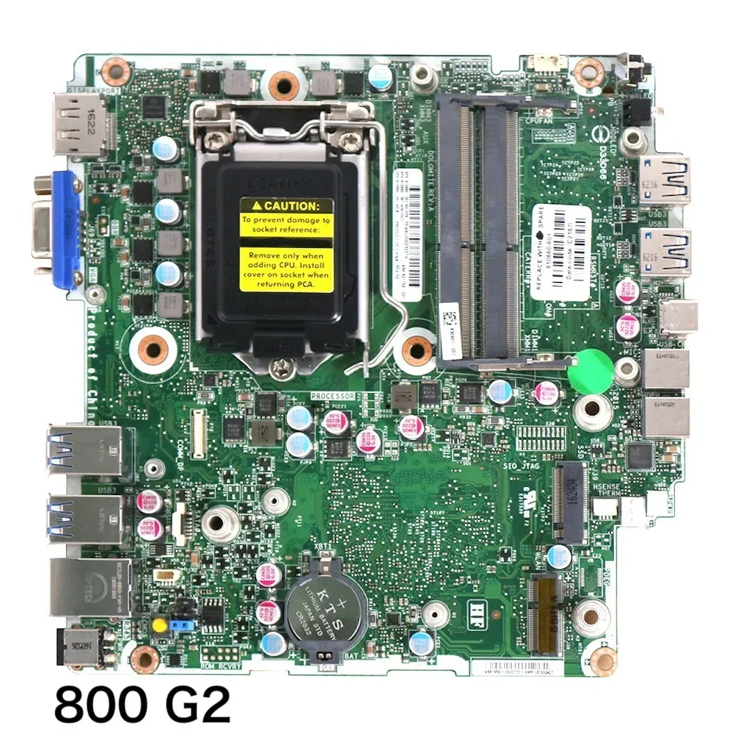 For HP EliteDesk 800 G2 Desktop Motherboard 810660-001 801739-001 Mainboard 100% Tested OK Fully Work Free Shipping
For HP EliteDesk 800 G2 Desktop Motherboard 810660-001 801739-001 Mainboard 100% Tested OK Fully Work Free Shipping