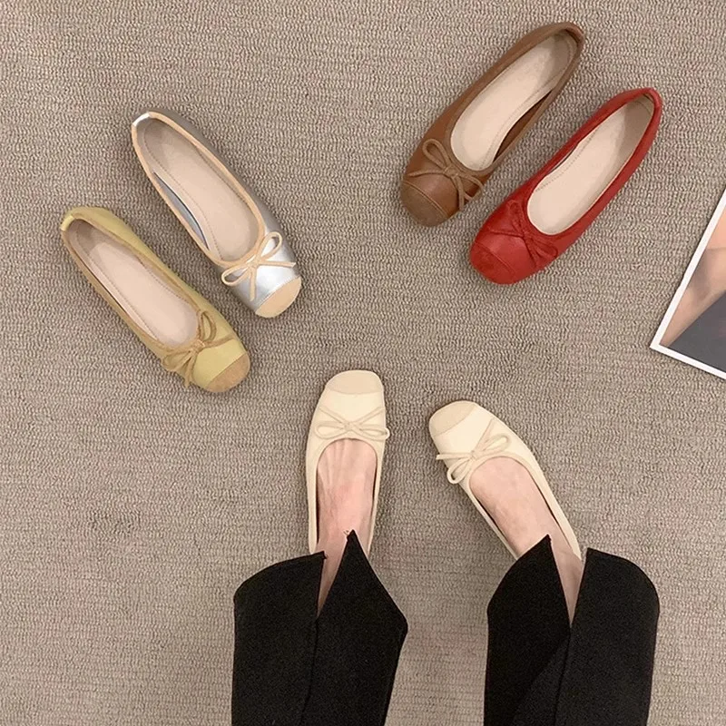 Bow Women Ballet Flats Shoes Casual Shallow Loafers Shoes Elegant Women Sandals Comfort Sneakers Woman Shoes Comfortable
Bow Women Ballet Flats Shoes Casual Shallow Loafers Shoes Elegant Women Sandals Comfort Sneakers Woman Shoes Comfortable