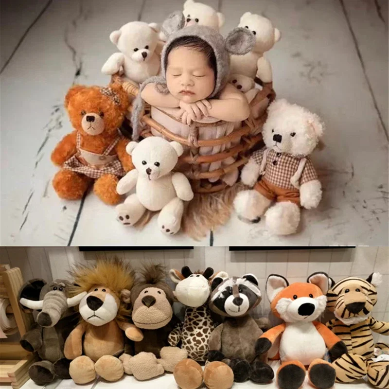 Newborn Photography Props for Baby Cute Animals Dolls Zoo Teddy Bear Fotografia Accessory Studio Shooting Photoshoot Props
Newborn Photography Props for Baby Cute Animals Dolls Zoo Teddy Bear Fotografia Accessory Studio Shooting Photoshoot Props
