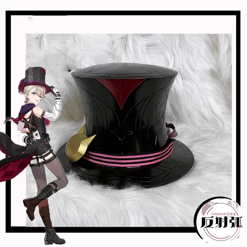 Genshin Impact Cosplay Fontaine Magician Lyney Hat Lynette Cap Props Headwear Accessories Halloween Party Props
Genshin Impact Cosplay Fontaine Magician Lyney Hat Lynette Cap Props Headwear Accessories Halloween Party Props
