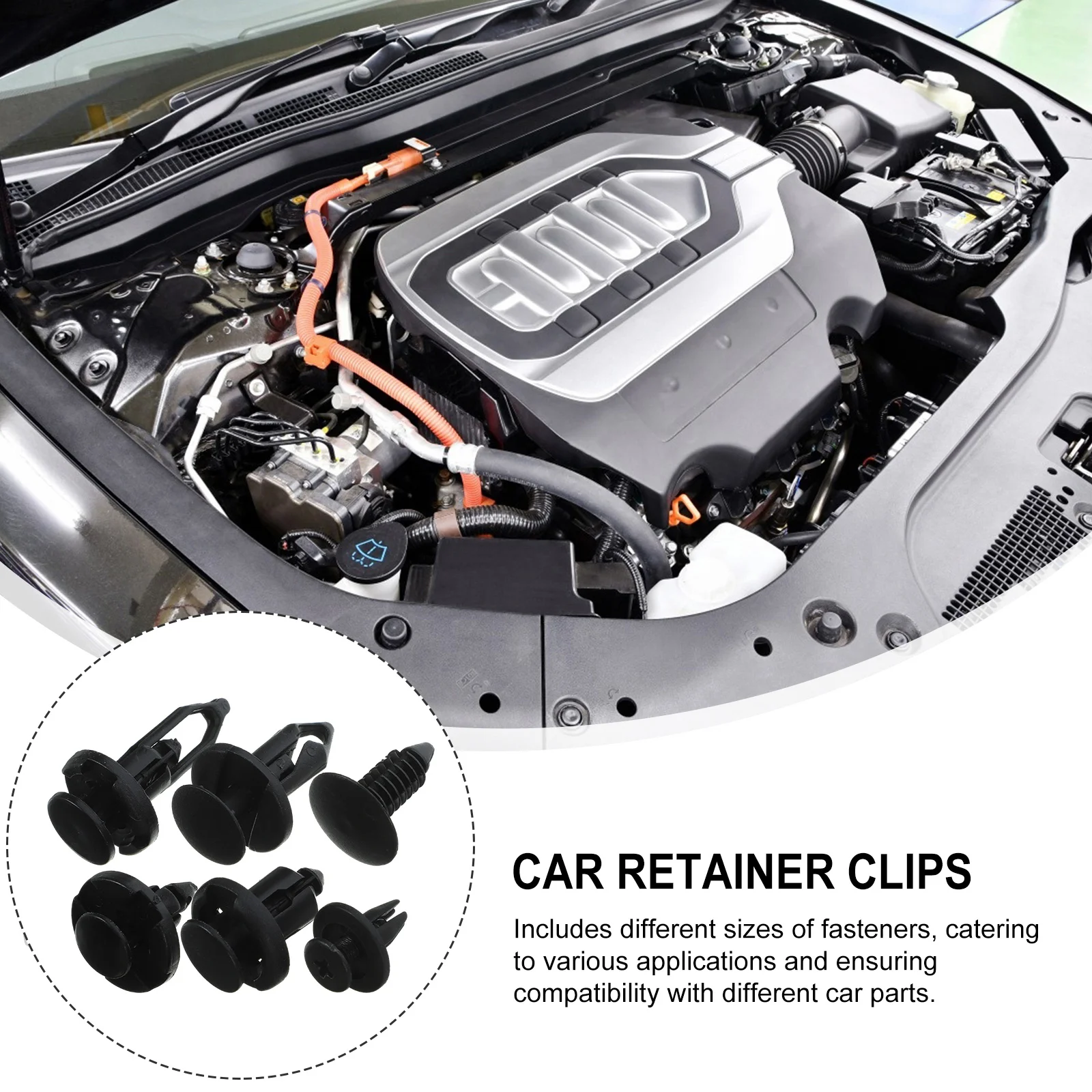 200Pcs Body Fixing Clips Car Retainer Fasteners for Bumper Mudguard Side Skirts Grille Hood Auto Push Pins Automotive Trim Clip
200Pcs Body Fixing Clips Car Retainer Fasteners for Bumper Mudguard Side Skirts Grille Hood Auto Push Pins Automotive Trim Clip