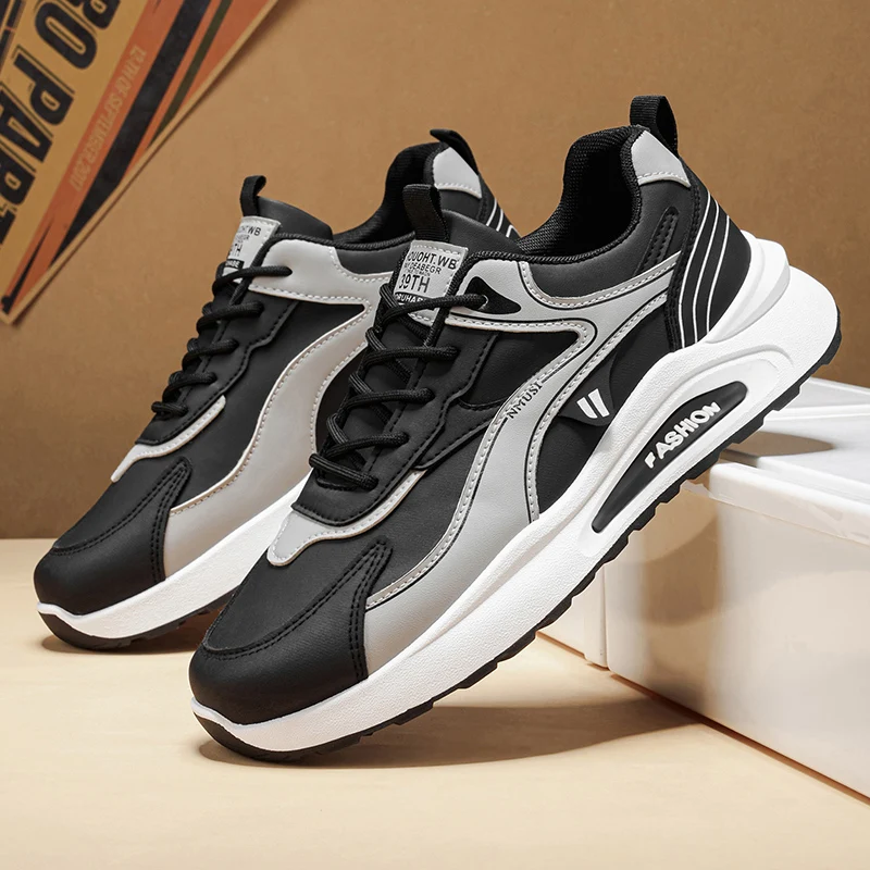 Shoes for Men Lightweight Pu Leather Casual Shoes 2026 New Men's Sneakers Fashion Men Tennis Shoes Breathable Sport Running Shoe
Shoes for Men Lightweight Pu Leather Casual Shoes 2026 New Men's Sneakers Fashion Men Tennis Shoes Breathable Sport Running Shoe