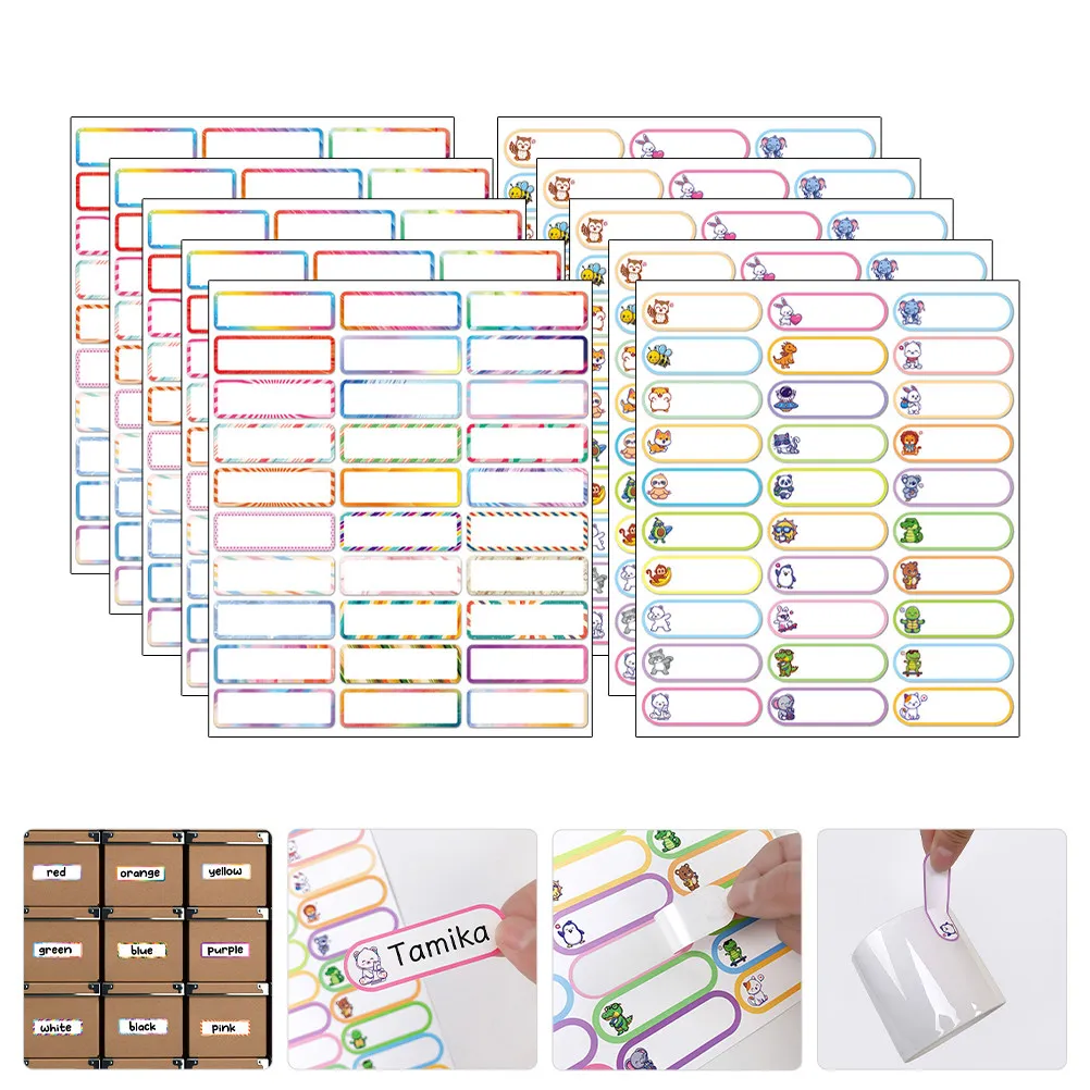 10 Sheets Blank Name Tags Self Adhesive Stickers for Students Classroom Supplies Writable Label Stickers for Bottles Home
10 Sheets Blank Name Tags Self Adhesive Stickers for Students Classroom Supplies Writable Label Stickers for Bottles Home