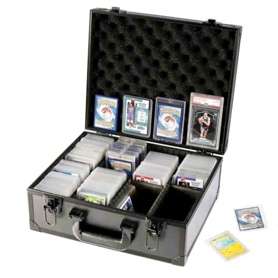 Toploaders Storage Box for 3" x 4" 35pt Rigid Cards, Trading and Sports Cards, Graded and Rating Cards, with 7 DIY Sponge Parti
Toploaders Storage Box for 3" x 4" 35pt Rigid Cards, Trading and Sports Cards, Graded and Rating Cards, with 7 DIY Sponge Parti