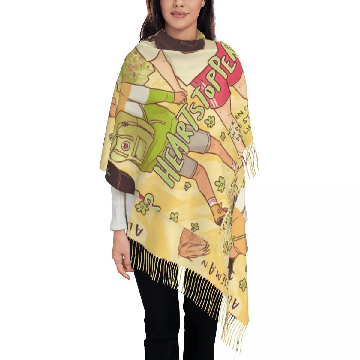 Custom Female Long Nick And Charlie Heartstopper Scarves Women Winter Fall Thick Warm Tassel Shawl Wrap Scarf
Custom Female Long Nick And Charlie Heartstopper Scarves Women Winter Fall Thick Warm Tassel Shawl Wrap Scarf