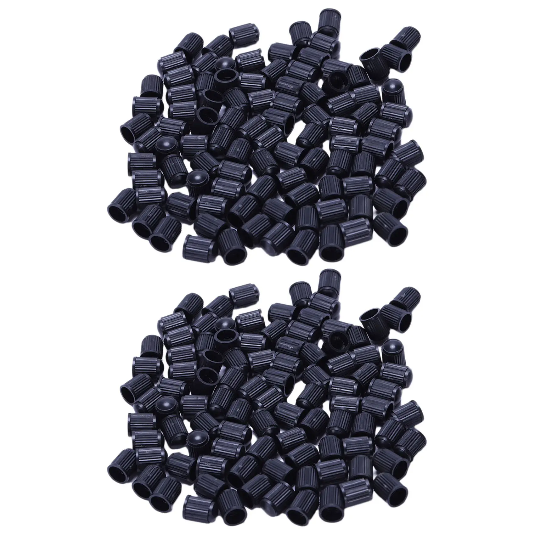 Set of 200 - Black Plastic Replacement Valve Caps. Cars, Trucks, Motorcycles, ATV. Schrader Tire Caps.
Set of 200 - Black Plastic Replacement Valve Caps. Cars, Trucks, Motorcycles, ATV. Schrader Tire Caps.