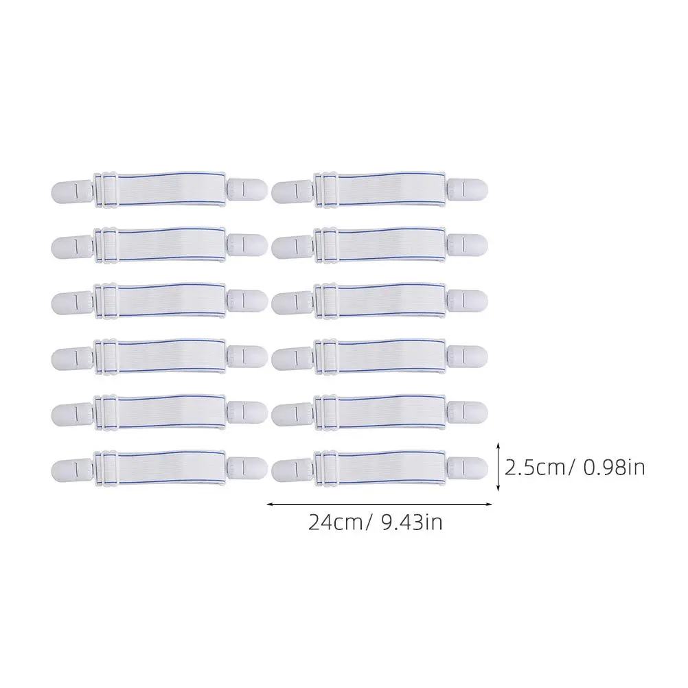 12Pcs Bed Sheet Clips with Wider Elastic Bands for Maximum Hold on Mattress Covers Comforters Stay Taut All
12Pcs Bed Sheet Clips with Wider Elastic Bands for Maximum Hold on Mattress Covers Comforters Stay Taut All