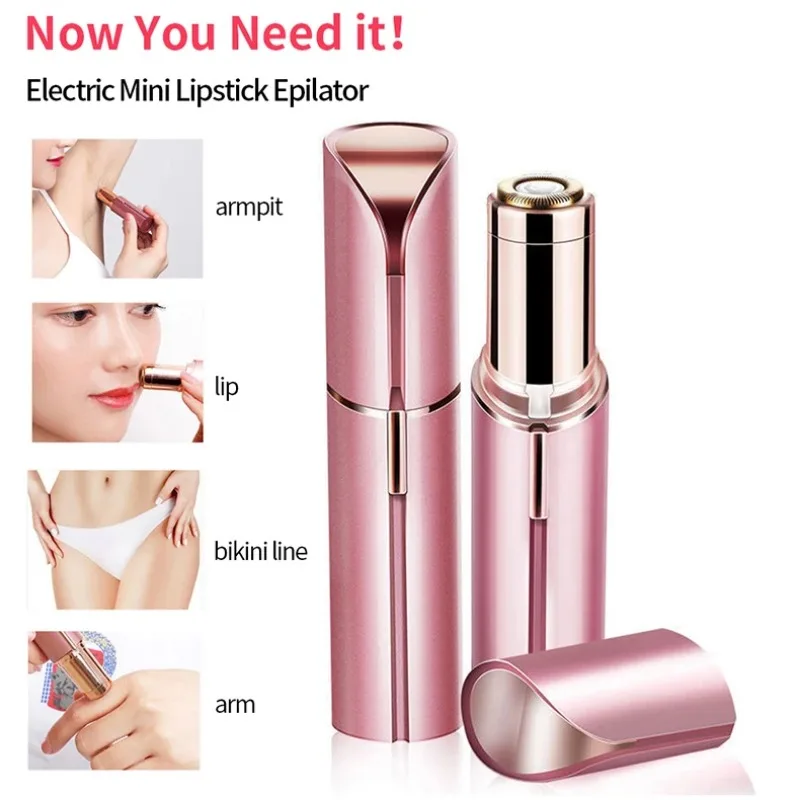 Electric Eyebrow Trimmer Mini Epilator Lipstick Facial Hair Removal Portable Women Painless Razor Tool
Electric Eyebrow Trimmer Mini Epilator Lipstick Facial Hair Removal Portable Women Painless Razor Tool