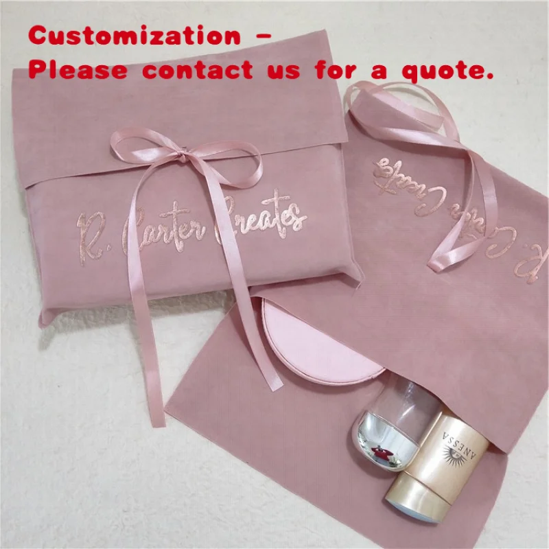 custom.Chuanghua Velvet Fabric Jewelry Cosmetic Packaging Pouch Cloth Envelope Rose Custom Luxury with Ribbon Lac
custom.Chuanghua Velvet Fabric Jewelry Cosmetic Packaging Pouch Cloth Envelope Rose Custom Luxury with Ribbon Lac