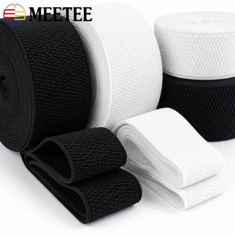 5M 25-100mm Black Wide Elastic Band Stretch Webbing Tape for Waistband Skirt Belt Clothing Sewing Tailor Craft Supply Material
5M 25-100mm Black Wide Elastic Band Stretch Webbing Tape for Waistband Skirt Belt Clothing Sewing Tailor Craft Supply Material