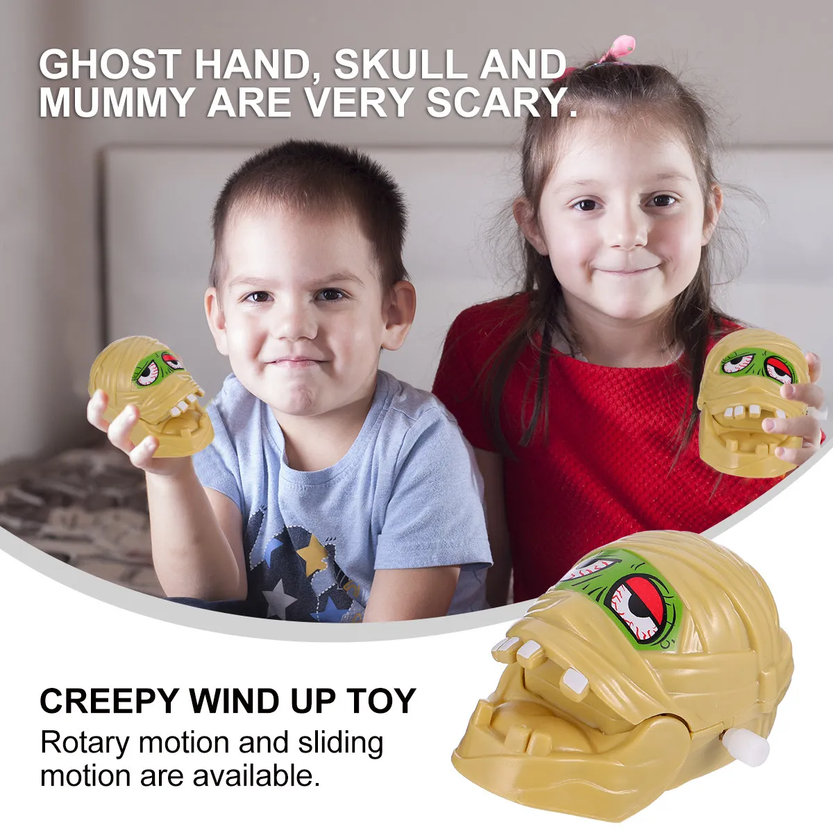 5Pcs Wind Up Halloween Mummy Clockwork Creepy Scary Rotating Sliding Gag Decoration for Home Party Wind Up Toy
5Pcs Wind Up Halloween Mummy Clockwork Creepy Scary Rotating Sliding Gag Decoration for Home Party Wind Up Toy