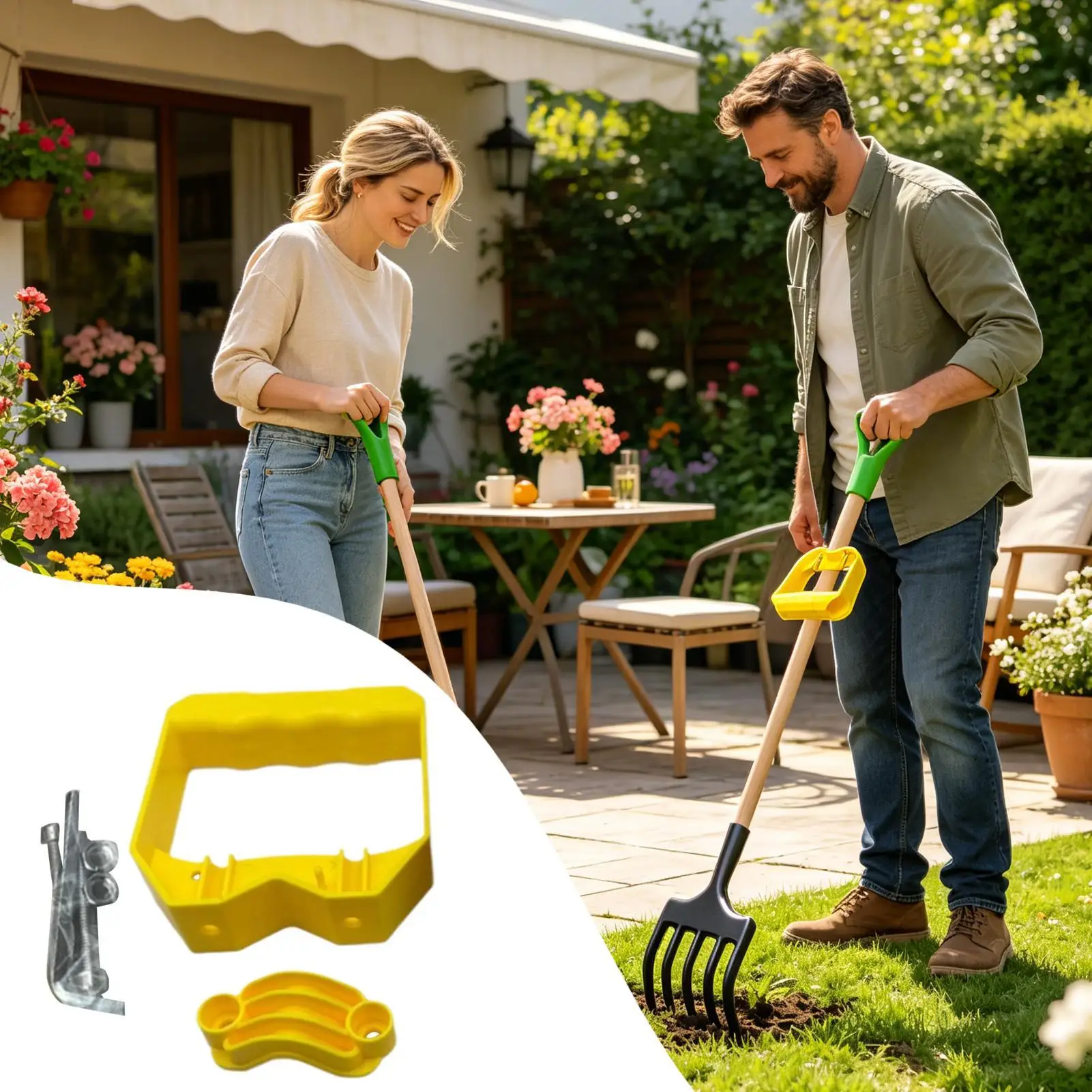 Secondary Shovel Handle Extension Adjustable Attachment for Shovel Rake Outdoor Gardening Planting Hand Grip Replacement
Secondary Shovel Handle Extension Adjustable Attachment for Shovel Rake Outdoor Gardening Planting Hand Grip Replacement