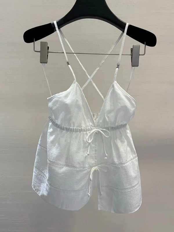 White strapless tank top for summer single-layer wear, 2025 new style sexy hot girl top
White strapless tank top for summer single-layer wear, 2025 new style sexy hot girl top