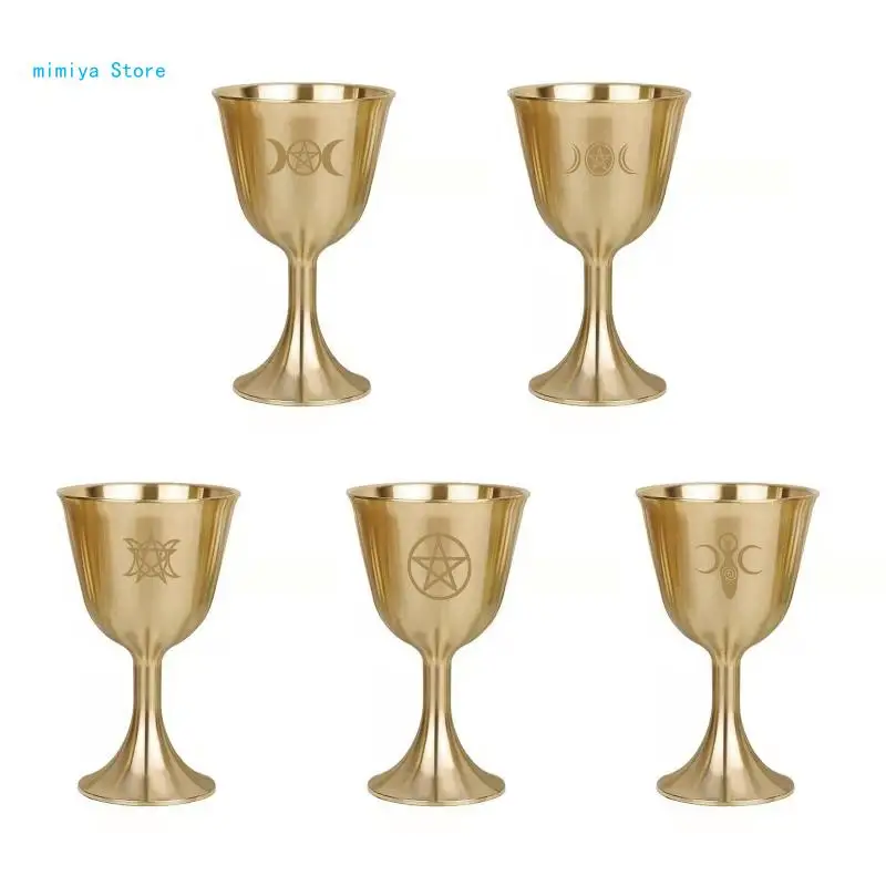 pipi Ritual Cup Triple Moon Altar Goblet Wi cca Goldplating Brass Astrological Cup
pipi Ritual Cup Triple Moon Altar Goblet Wi cca Goldplating Brass Astrological Cup