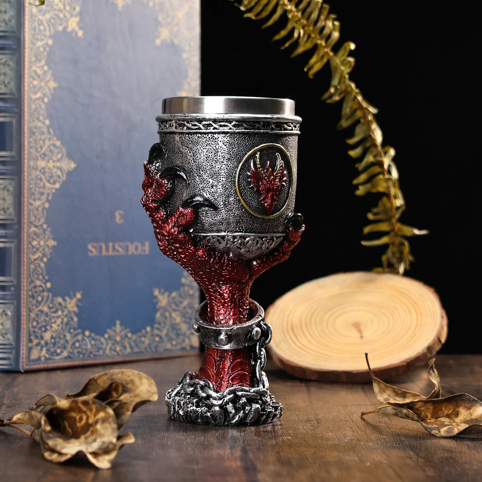Dragon Claw Goblet Drinking Cup Gothic Goblet with Stainless Steel Insert Resin Black Dragon Claw Beer Stein Goblet Home Decor
Dragon Claw Goblet Drinking Cup Gothic Goblet with Stainless Steel Insert Resin Black Dragon Claw Beer Stein Goblet Home Decor