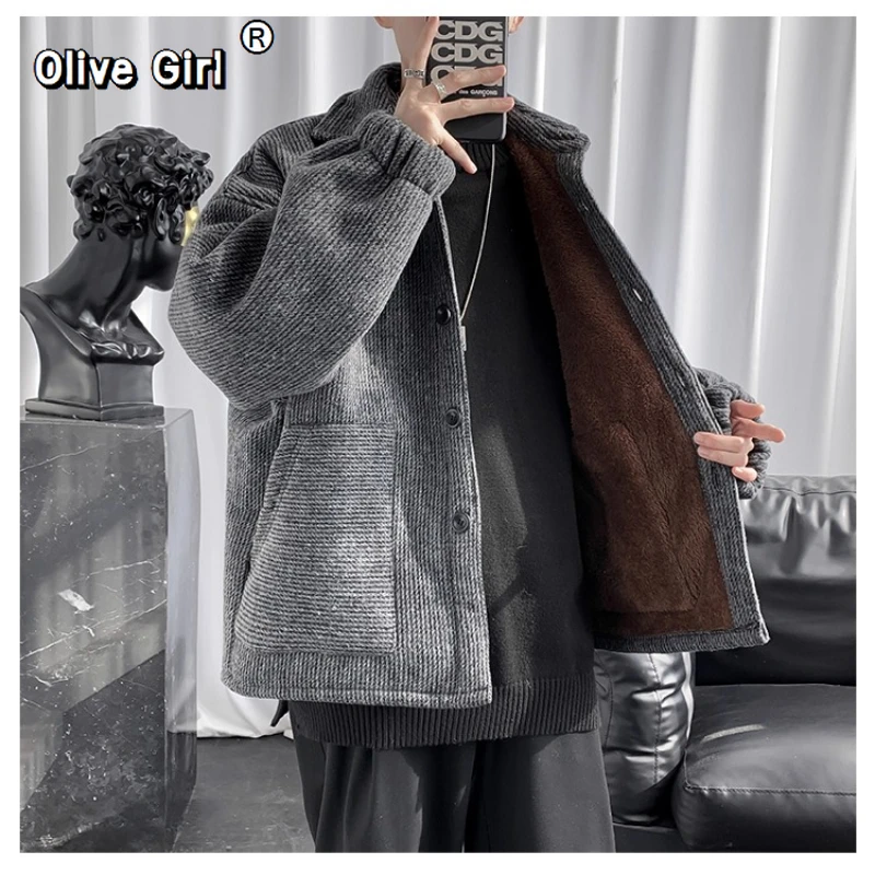 Autumn Winter Warm Men's Cotton Coat Clothes Velvet Korean Style Trendy Couple High end Woolen Thick Coat Casual Cotton Clothes
Autumn Winter Warm Men's Cotton Coat Clothes Velvet Korean Style Trendy Couple High end Woolen Thick Coat Casual Cotton Clothes