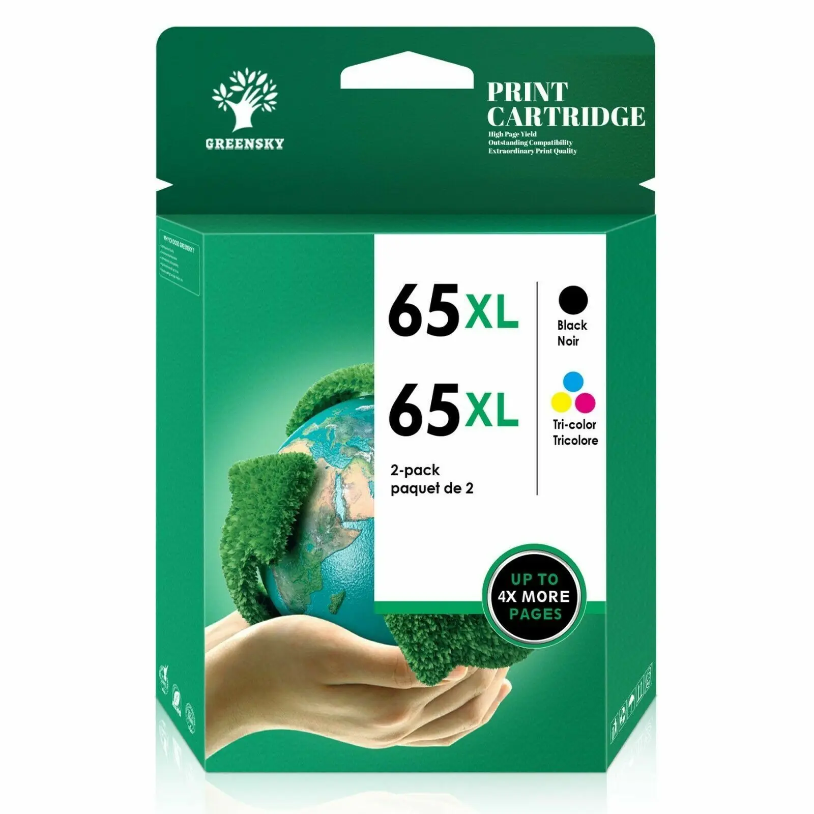 Чернильный картридж 65XL для HP ENVY 5020 5030 5055 AMP 100 120 130, 2 шт. в упаковке
Чернильный картридж 65XL для HP ENVY 5020 5030 5055 AMP 100 120 130, 2 шт. в упаковке