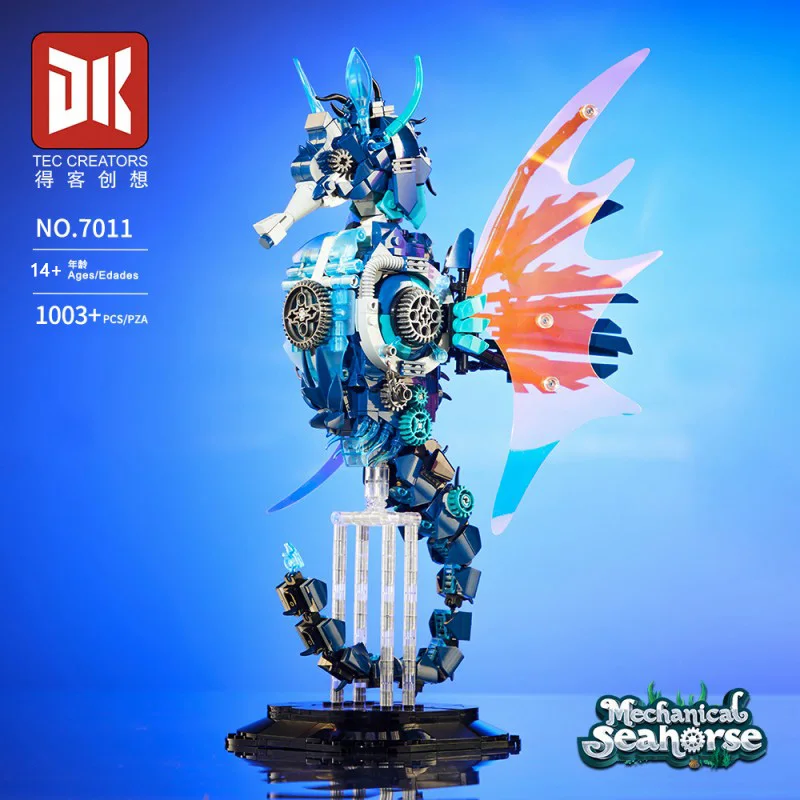 1003PCS Creative Mechanical Seahorse Building Blocks Desktop Ornament MOC Assemble Bricks The Perfect Gift For Family
1003PCS Creative Mechanical Seahorse Building Blocks Desktop Ornament MOC Assemble Bricks The Perfect Gift For Family