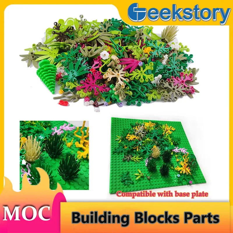 Creative Garden Plants Jungle MOC Building Blocks Tree/Flower/Grass Educational Toys Kids DIY Bricks Gifts Compatible Base Plate
Creative Garden Plants Jungle MOC Building Blocks Tree/Flower/Grass Educational Toys Kids DIY Bricks Gifts Compatible Base Plate