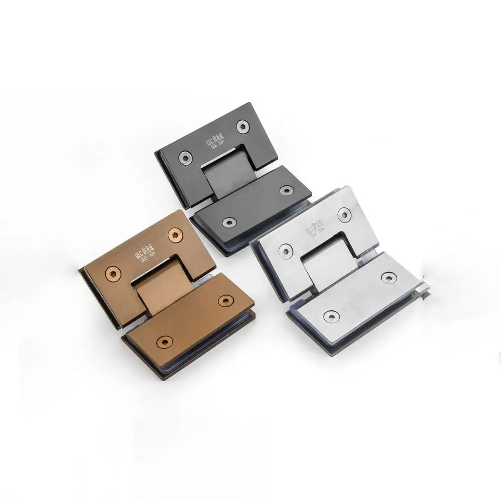 Stainless Steel Bathroom Door Hinges Silver/black/golden 90°/135°/180° Glass Door Bracket Clip Strong Bearing Capacity
Stainless Steel Bathroom Door Hinges Silver/black/golden 90°/135°/180° Glass Door Bracket Clip Strong Bearing Capacity