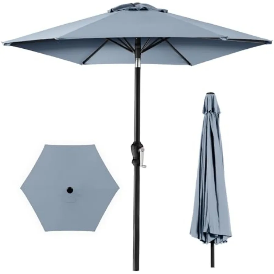 10ft Outdoor Patio Umbrella, Outdoor Table Umbrella, Yard Umbrella, Market Umbrella with 8 Sturdy Ribs, Push Button, Tilt and C
10ft Outdoor Patio Umbrella, Outdoor Table Umbrella, Yard Umbrella, Market Umbrella with 8 Sturdy Ribs, Push Button, Tilt and C