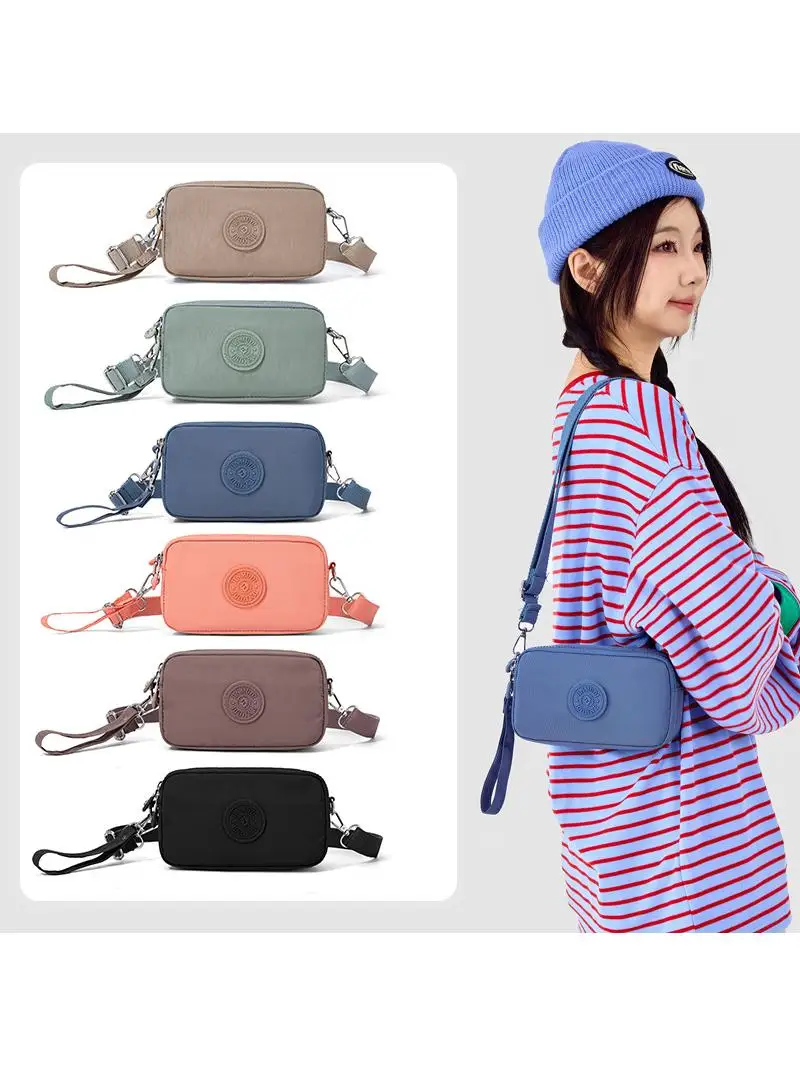 Spring 2026 New Waterproof Nylon Single Shoulder Crossbody Bag Multi-layer Coin Purse Women's Handbag Urban Minimalist Style
Spring 2026 New Waterproof Nylon Single Shoulder Crossbody Bag Multi-layer Coin Purse Women's Handbag Urban Minimalist Style