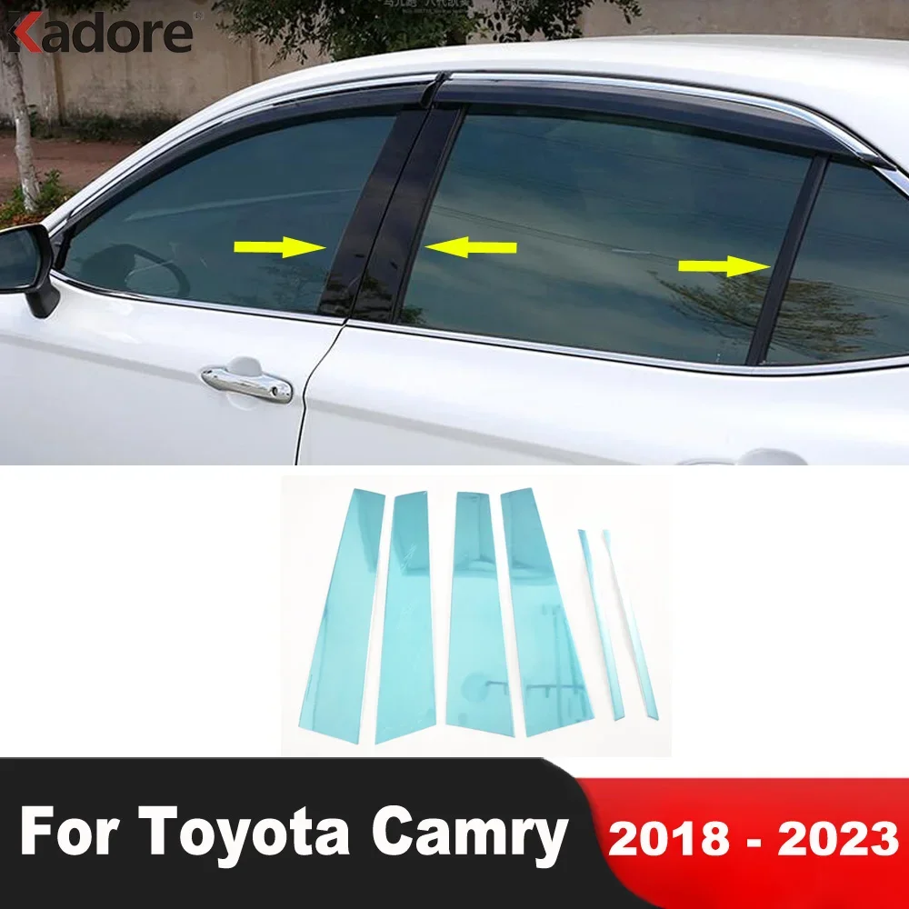 For Toyota Camry 2018-2020 2021 2022 2023 Steel Window Center Pillars Cover Trim Middle B C Pillars Post Strip Car Accessories
For Toyota Camry 2018-2020 2021 2022 2023 Steel Window Center Pillars Cover Trim Middle B C Pillars Post Strip Car Accessories