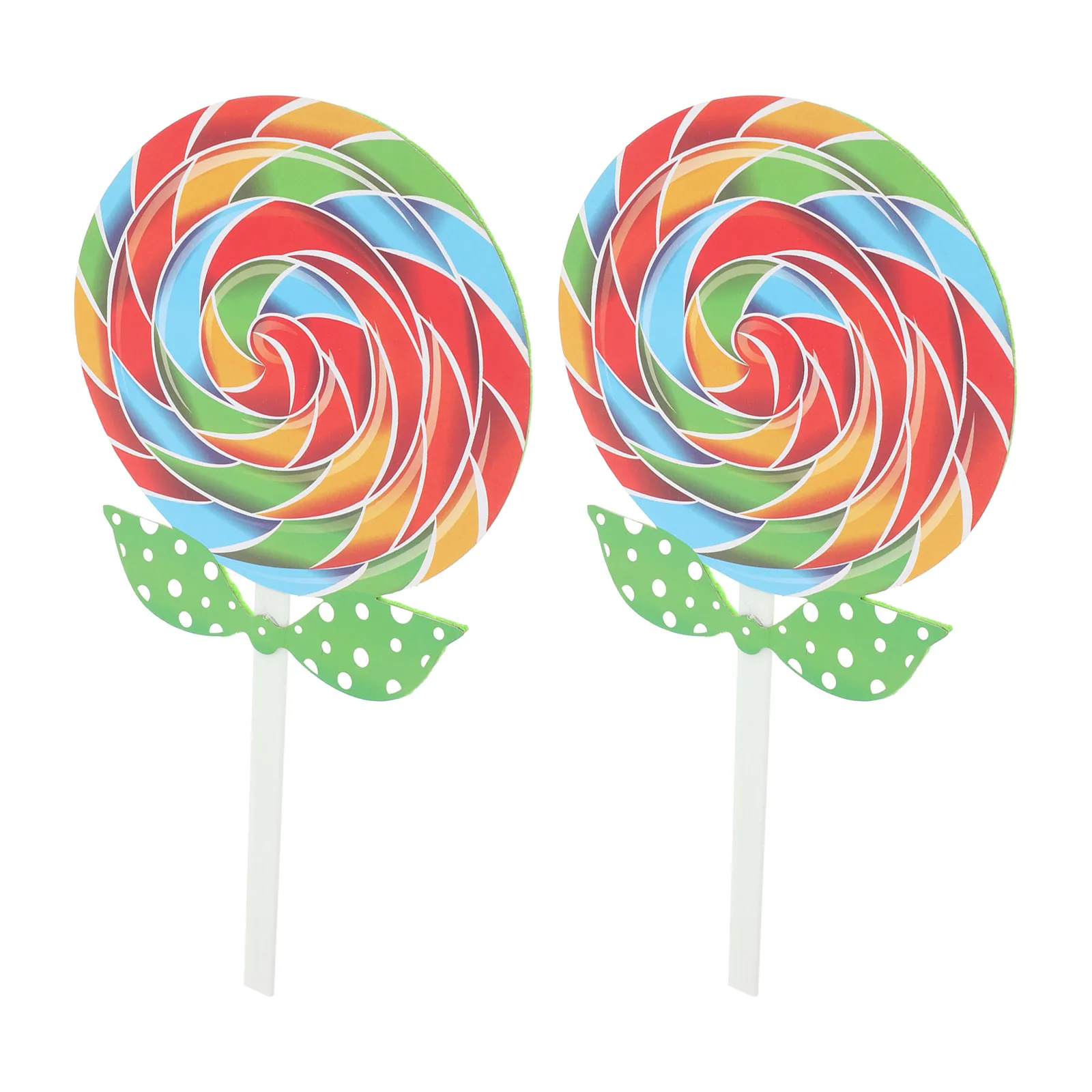 2 Pcs Lollipop Props 12CM Rainbow Candy Photography Kids Dance Decor Fake Lollipop Model Party Favor Candy Embellishment
2 Pcs Lollipop Props 12CM Rainbow Candy Photography Kids Dance Decor Fake Lollipop Model Party Favor Candy Embellishment