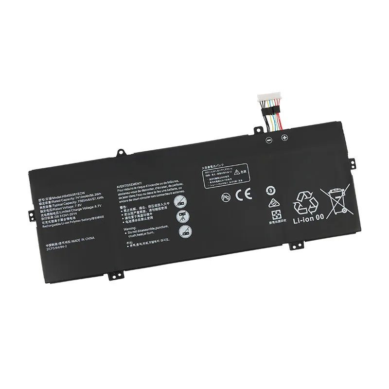 7565mah for huawei hb4593r1ecw matebook x pro mach-w19 vlt-w60/50 battery
7565mah for huawei hb4593r1ecw matebook x pro mach-w19 vlt-w60/50 battery