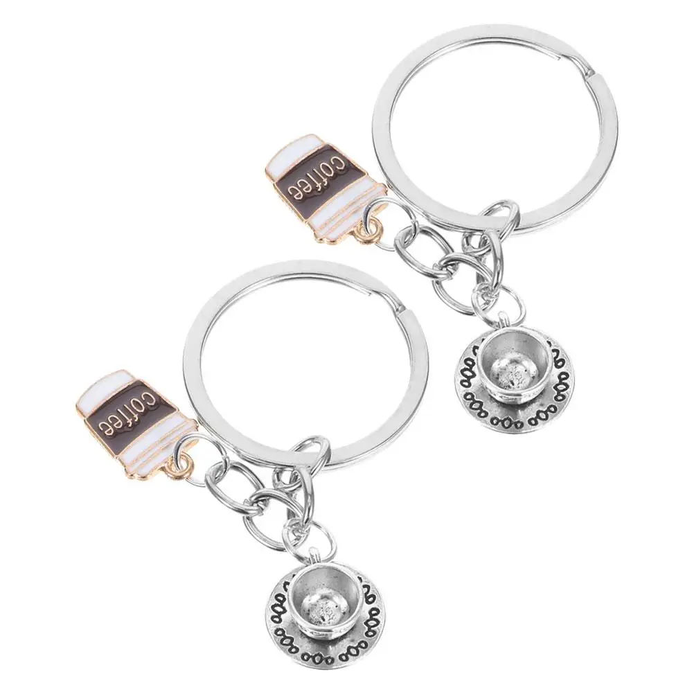 2pcs Coffee Cup Keychain Charms Cute Accessories for Backpack H bags Creative Keychain Bag Hanging Pendant School Bag Decor
2pcs Coffee Cup Keychain Charms Cute Accessories for Backpack H bags Creative Keychain Bag Hanging Pendant School Bag Decor