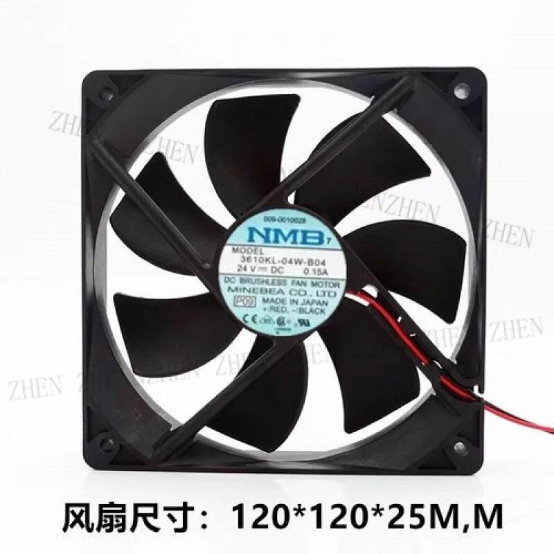 Y FOR NMB 3610KL-04W-B04 12025 DC24V 0.15A 2-Wire Axial Inverter Cooling Fan
Y FOR NMB 3610KL-04W-B04 12025 DC24V 0.15A 2-Wire Axial Inverter Cooling Fan