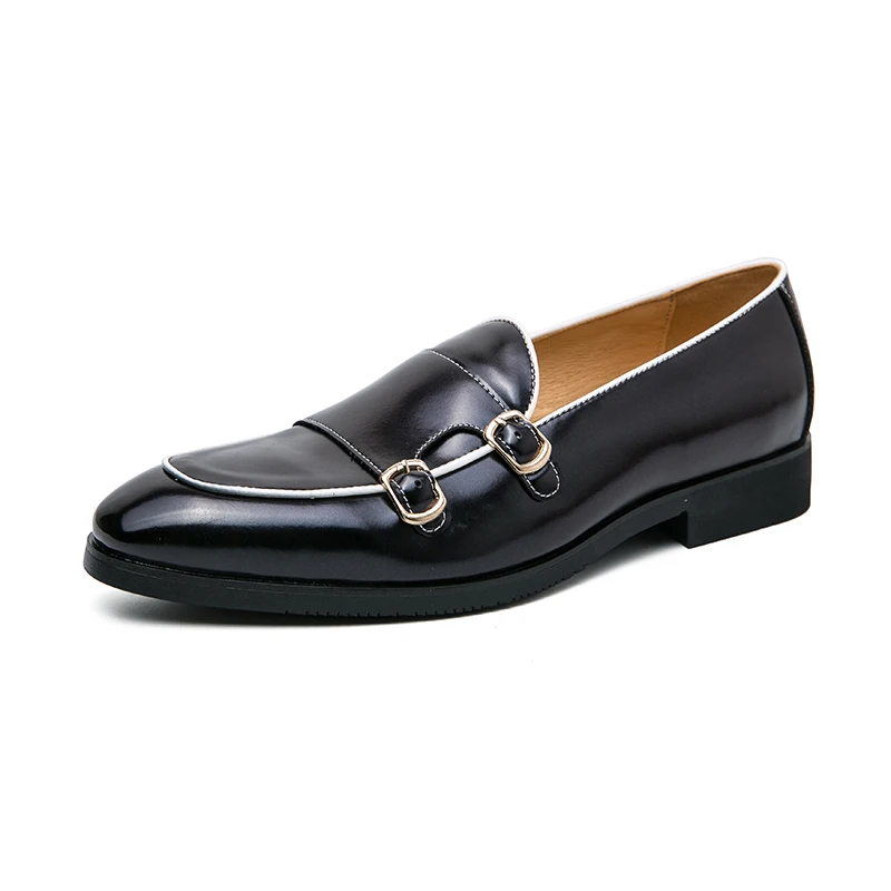 Motorcycle Fashion Low cut Men's Block Shoes New Casual Leather Shoes Trendy Versatile Comfortable Shoes
Motorcycle Fashion Low cut Men's Block Shoes New Casual Leather Shoes Trendy Versatile Comfortable Shoes
