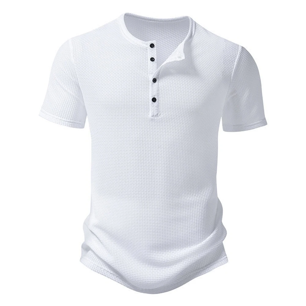 Hot Stylish Comfy T Shirt Men Short Sleeve Regular Slight Stretch Solid Color Summer T Shirt Tee Button Casual
Hot Stylish Comfy T Shirt Men Short Sleeve Regular Slight Stretch Solid Color Summer T Shirt Tee Button Casual