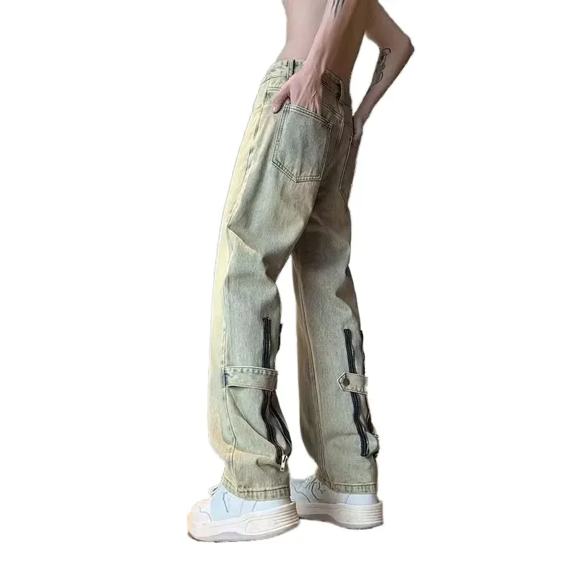 Vintage Jeans Men's Solid Color Versatile High Street Straight Tube Wide Size Fashion Personalized Versatile Casual Pants
Vintage Jeans Men's Solid Color Versatile High Street Straight Tube Wide Size Fashion Personalized Versatile Casual Pants