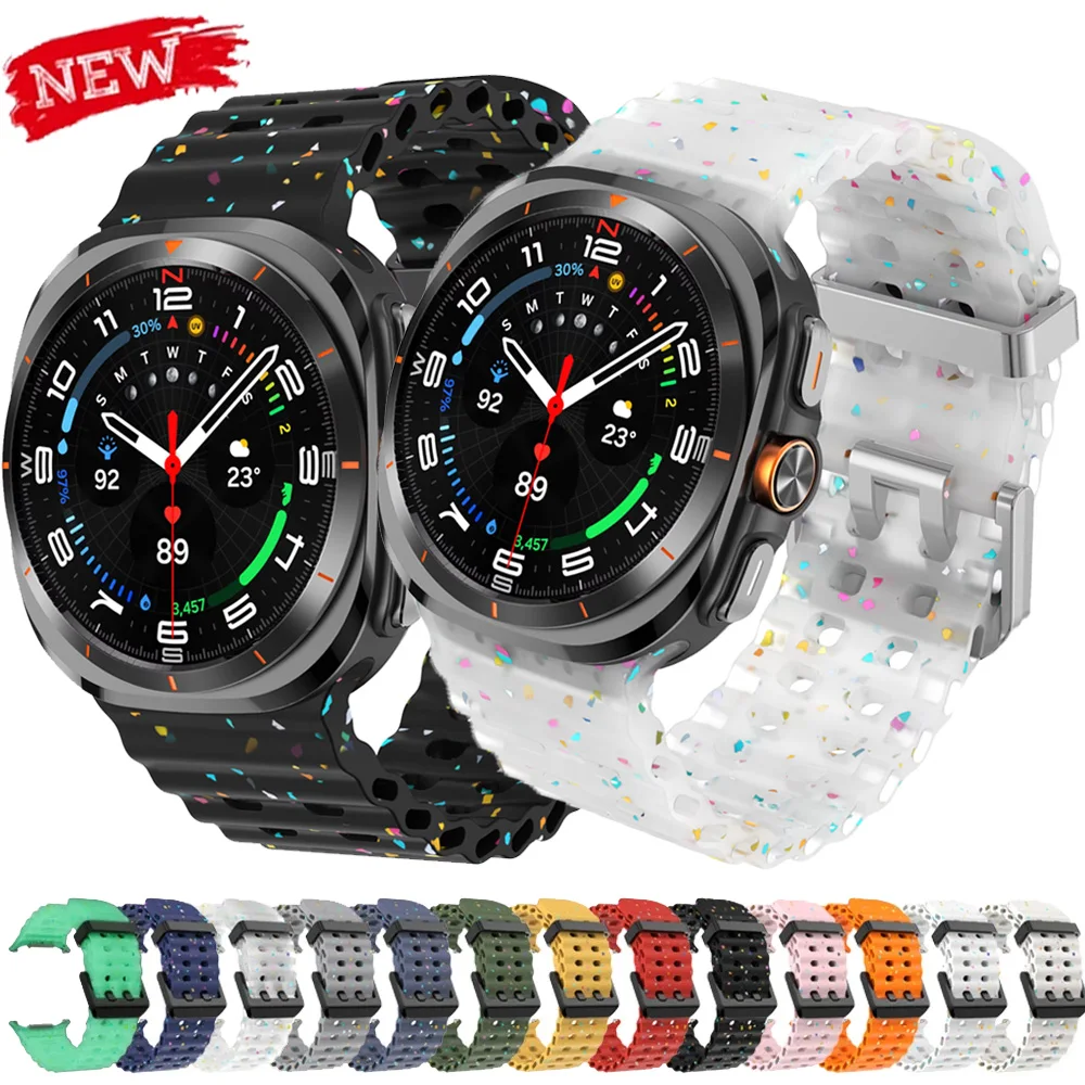 Smartwatch Strap for Samsung Galaxy Watch 7 Ultra 47mm Luminous Silicone Correa Band Bracelet for Galaxy Watch 7 Ultra Men Women
Smartwatch Strap for Samsung Galaxy Watch 7 Ultra 47mm Luminous Silicone Correa Band Bracelet for Galaxy Watch 7 Ultra Men Women