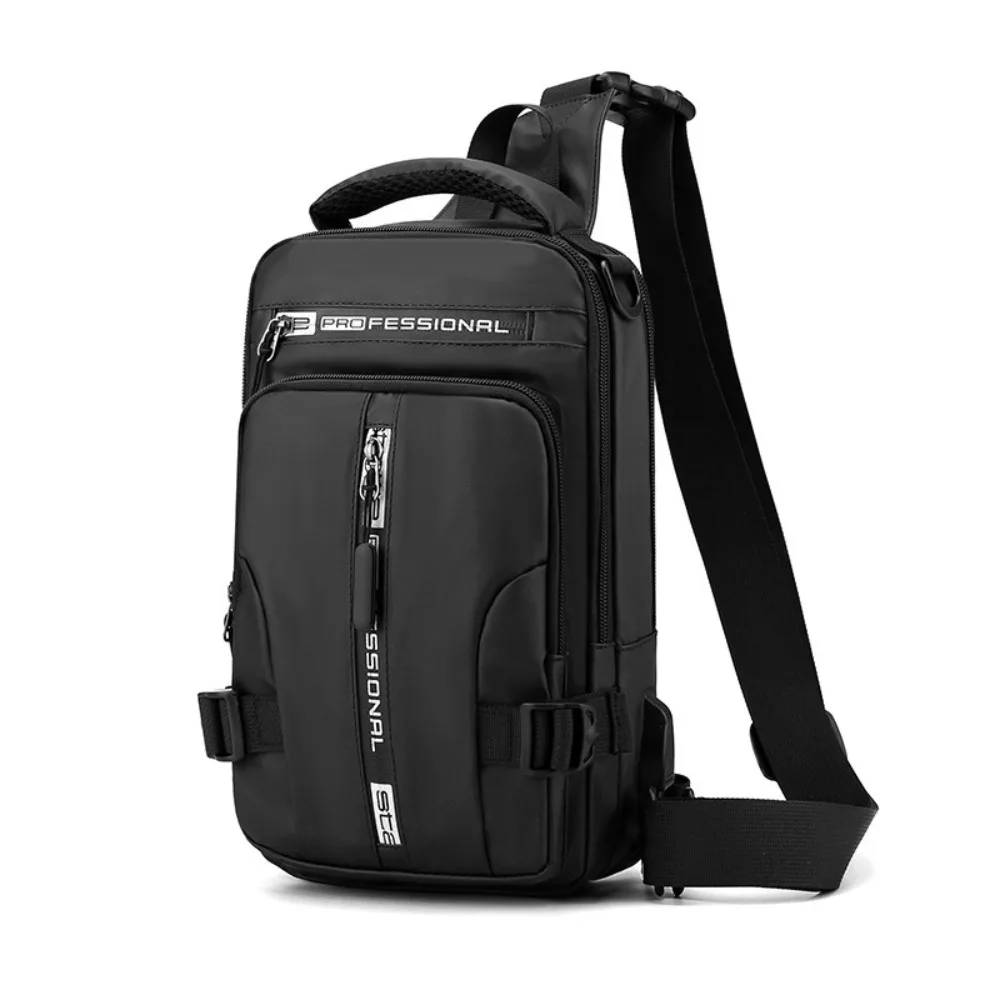 Multi Pockets Men Chest Bag Shoulder Bag USB Charging Sports Message Bag Oxford Cloth Large Capacity Crossbody Bag Outdoor
Multi Pockets Men Chest Bag Shoulder Bag USB Charging Sports Message Bag Oxford Cloth Large Capacity Crossbody Bag Outdoor