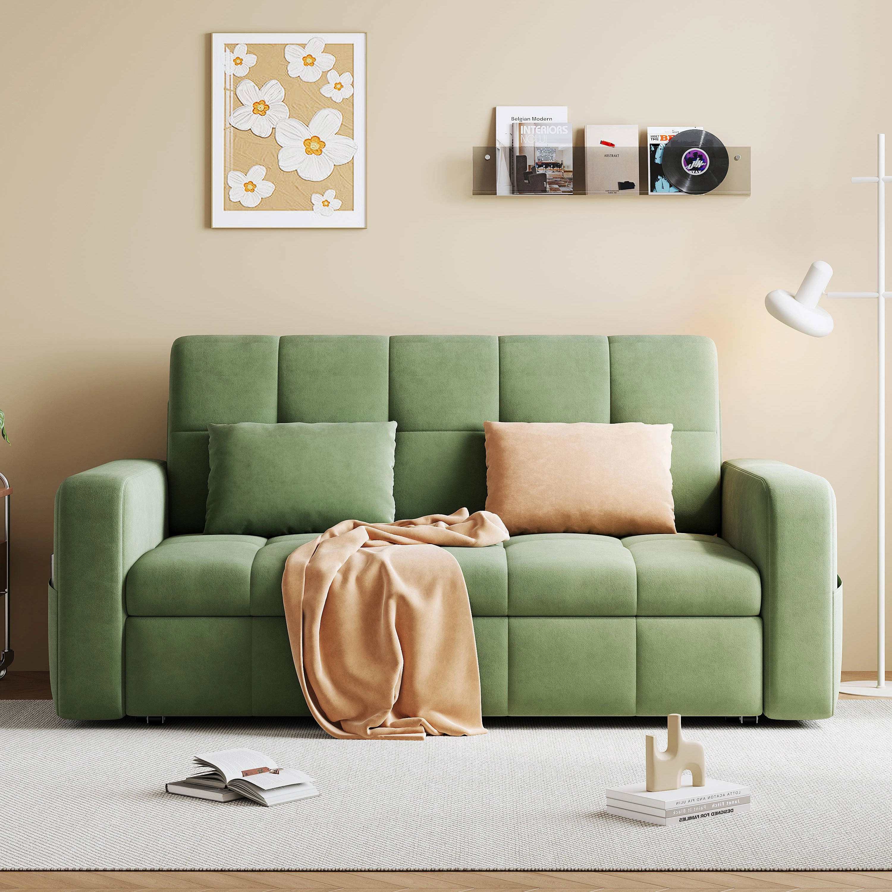 #Cream Wind Puff Sofa Bed Folding Telescopic Dual-use Living Room Can Sit Reclining Multifunctional Velvet Sofa Bed
#Cream Wind Puff Sofa Bed Folding Telescopic Dual-use Living Room Can Sit Reclining Multifunctional Velvet Sofa Bed