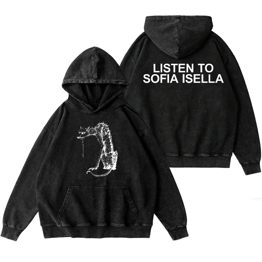 Sofia Isella Cotton Vintage Wash Hoodie Long-Sleeved Top Pocket Drawstring Hoodie Streetwear Casual Sweatshirt
Sofia Isella Cotton Vintage Wash Hoodie Long-Sleeved Top Pocket Drawstring Hoodie Streetwear Casual Sweatshirt