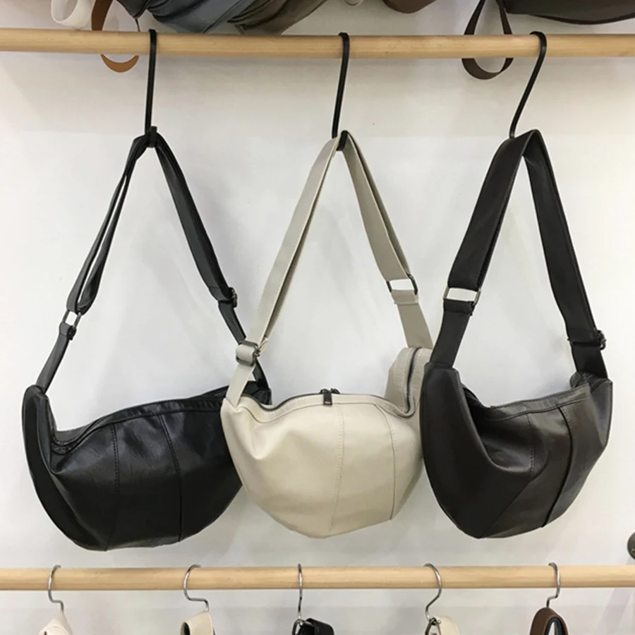 Crescent Dumpling Shoulder Bag Pu Leather Crossbody Purse With Adjustable Strap Fashion Trendy Women's Messenger Bag Chest Bag
Crescent Dumpling Shoulder Bag Pu Leather Crossbody Purse With Adjustable Strap Fashion Trendy Women's Messenger Bag Chest Bag