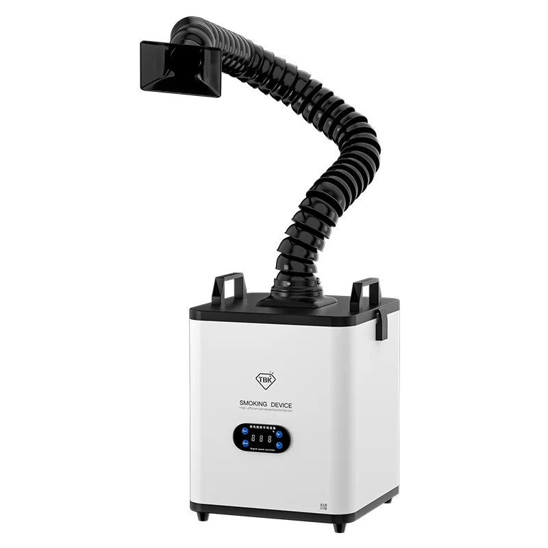 TBK 618 Smoking Machine Use With Laser Machinee Strong Suction / Activated Carbon Filtration for Phone Repair Smoke Cleaner
TBK 618 Smoking Machine Use With Laser Machinee Strong Suction / Activated Carbon Filtration for Phone Repair Smoke Cleaner