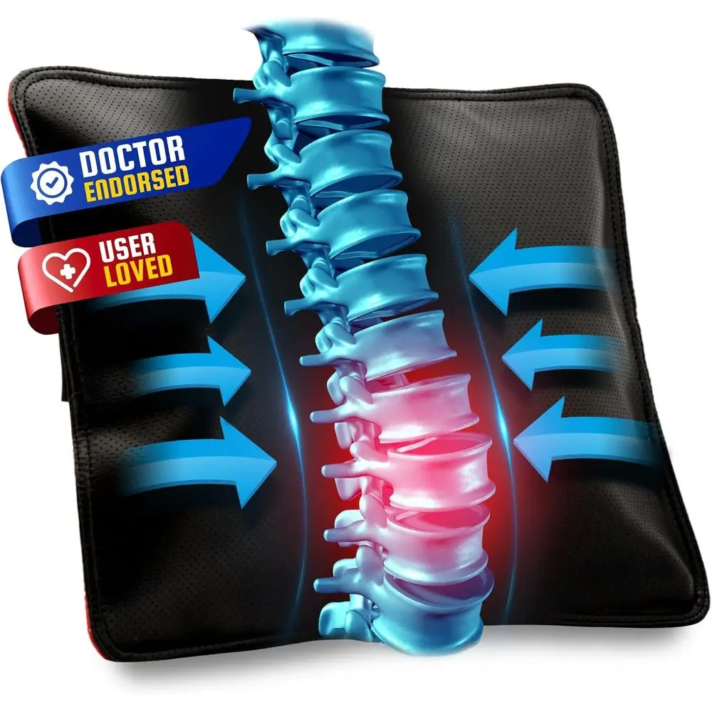 Ergonomic Lumbar Pillow: Trusted by Doctors for Chair, Home, and Car Support - Quick Pain Relief, Improved Posture, Sciatica, an
Ergonomic Lumbar Pillow: Trusted by Doctors for Chair, Home, and Car Support - Quick Pain Relief, Improved Posture, Sciatica, an