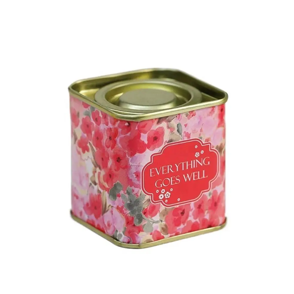 Vintage Tinplate Tea Tin Box Small Square Metal Tea Can Sealed Portable Coffee
Vintage Tinplate Tea Tin Box Small Square Metal Tea Can Sealed Portable Coffee