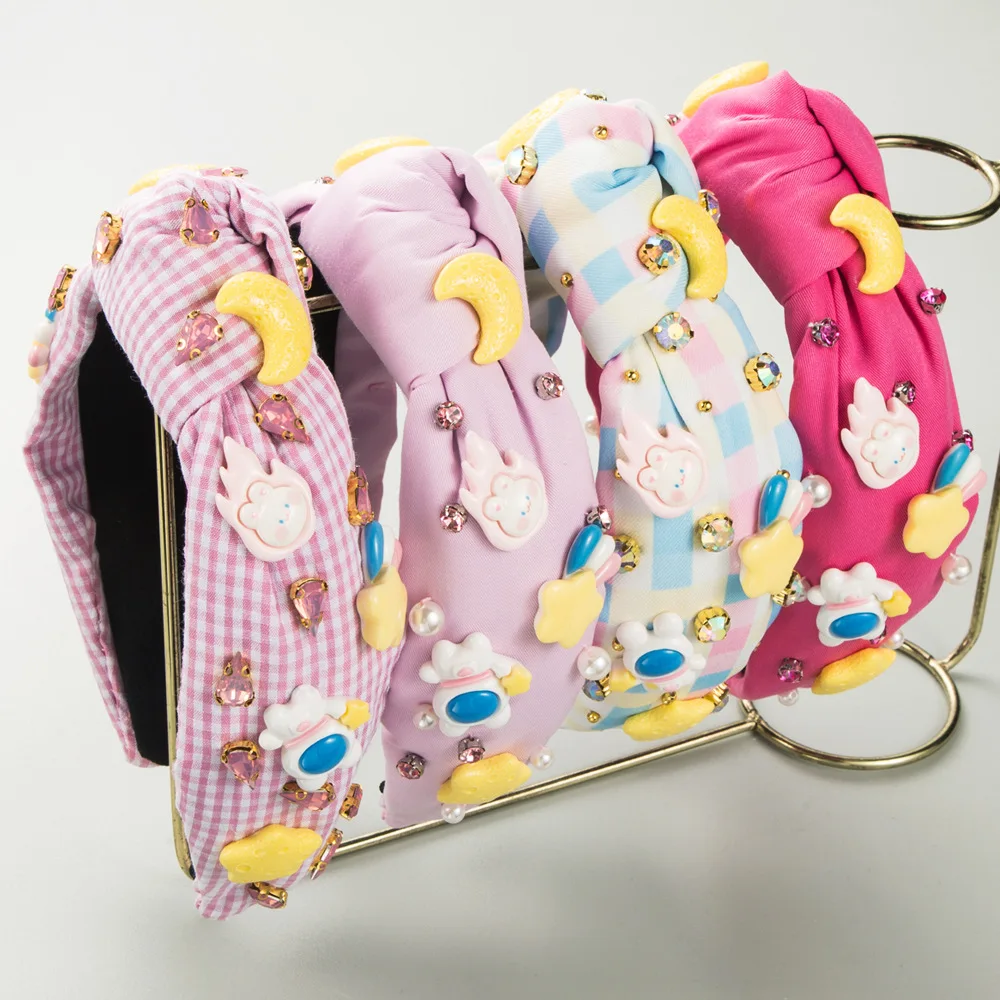 Heming Headband Cute Cartoon Accessories High Cranium Headband Women's Fashion Hand Sewn Gemstone Pearl Party Hair Accessories
Heming Headband Cute Cartoon Accessories High Cranium Headband Women's Fashion Hand Sewn Gemstone Pearl Party Hair Accessories