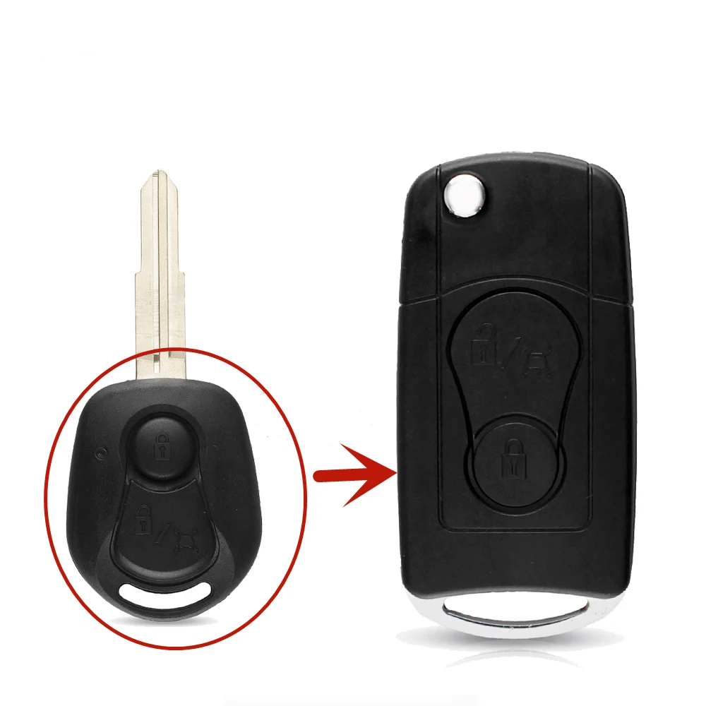 2-кнопочный складной чехол для дистанционного ключа автомобиля, пустой брелок с необрезанным лезвием, модифицированный для SsangYong Actyon Kyron Rexton
2-кнопочный складной чехол для дистанционного ключа автомобиля, пустой брелок с необрезанным лезвием, модифицированный для SsangYong Actyon Kyron Rexton