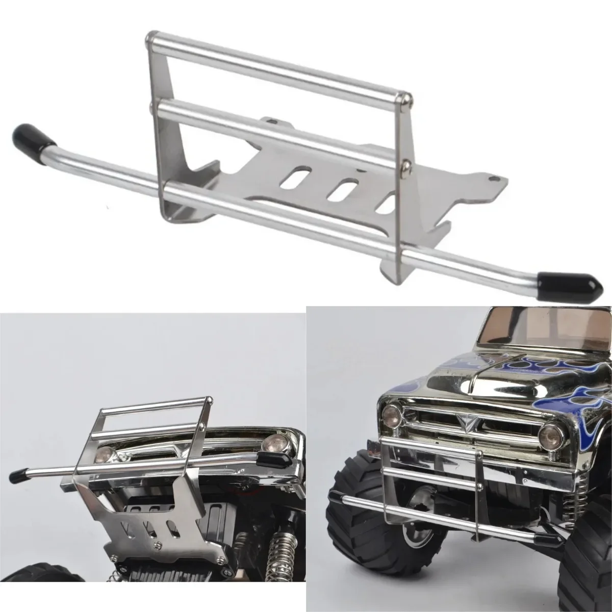 Metal Front Bumper for Tamiya CW-01 Lunch Box Unimog 406 BlackFoot Monster Beetle Upgrade Accessories
Metal Front Bumper for Tamiya CW-01 Lunch Box Unimog 406 BlackFoot Monster Beetle Upgrade Accessories