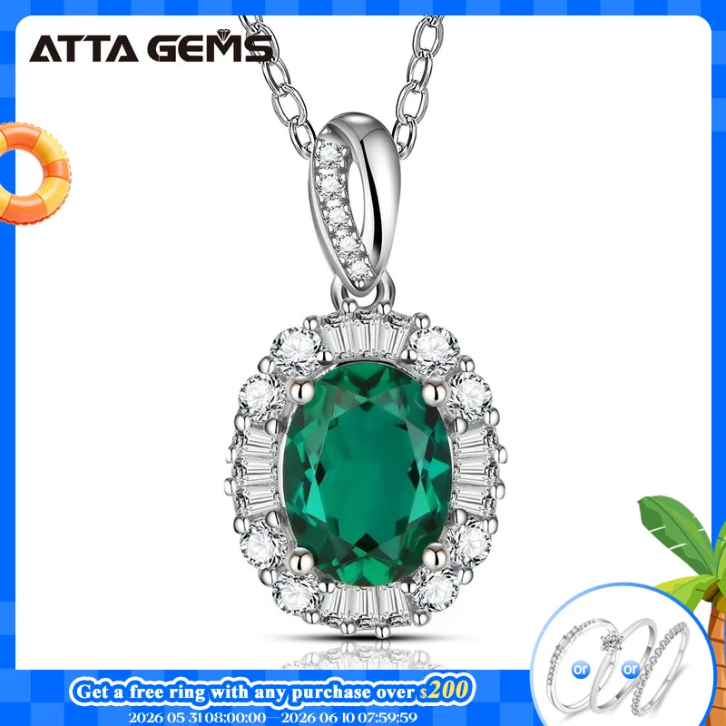 1.0 Carat Emerald Pendant Necklace for Women 925 Sterling Silver Jewelry Green Gemstone Necklace Anniversary Party Jewelry Gifts
1.0 Carat Emerald Pendant Necklace for Women 925 Sterling Silver Jewelry Green Gemstone Necklace Anniversary Party Jewelry Gifts